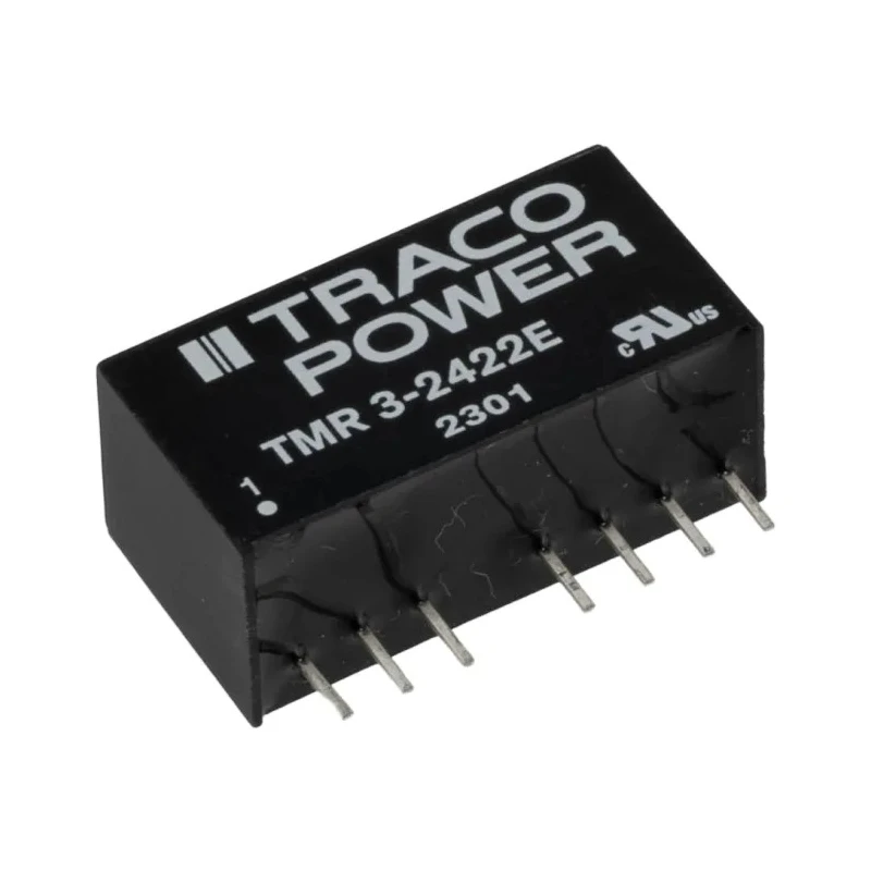 TRACOPOWER DC/DC Converter, 12V dc 125 mA, 36V dc Input, 18V Input, 3 W, Through Hole Mount, RoHS Compliant TMR 3-2422E