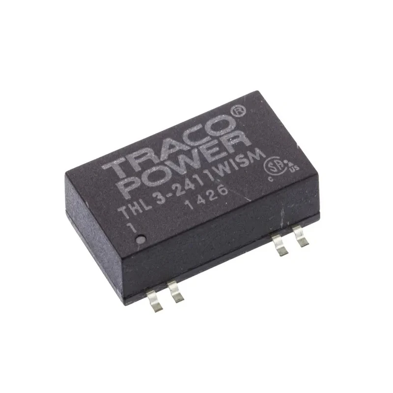 TRACOPOWER THL 3WISM 3W Surface Mount DC/DC Converter, 5V DC, 600mA Output, 9V-36V Input, 85°C Max Temperature THL 3-2411WISM