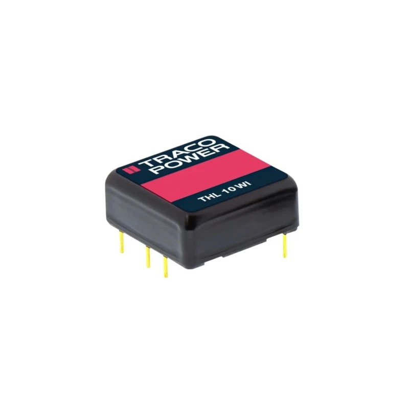 TRACOPOWER 10 W Regulated Isolated DC/DC Converter, 12V DC Output, 830 mA, 9V-36V DC Input, PCB Mount THL 10-2412WI