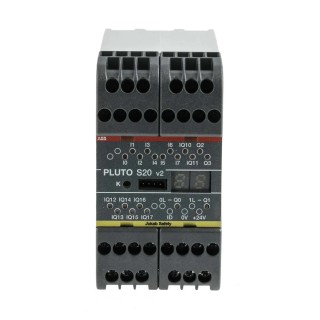 ABB 2TLA Series Safety Controller 16 Safety Inputs 4 Safety Outputs 24V DC 2TLA020070R4700 Pluto S20 v2