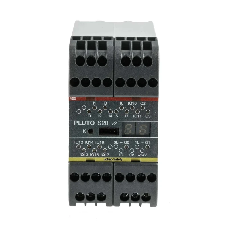 ABB 2TLA Series Safety Controller 16 Safety Inputs 4 Safety Outputs 24V DC 2TLA020070R4700 Pluto S20 v2