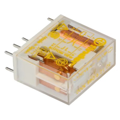 Finder PCB Force Guided Relay 48V DC Coil Voltage 2-Pole DPDT Contact Configuration 50.12.9.048.5000