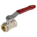 RS PRO Brass Threaded 2-Way BSPP Ball Valve 3/8 in 50 bar Operable -40°C to 170°C 733-5120