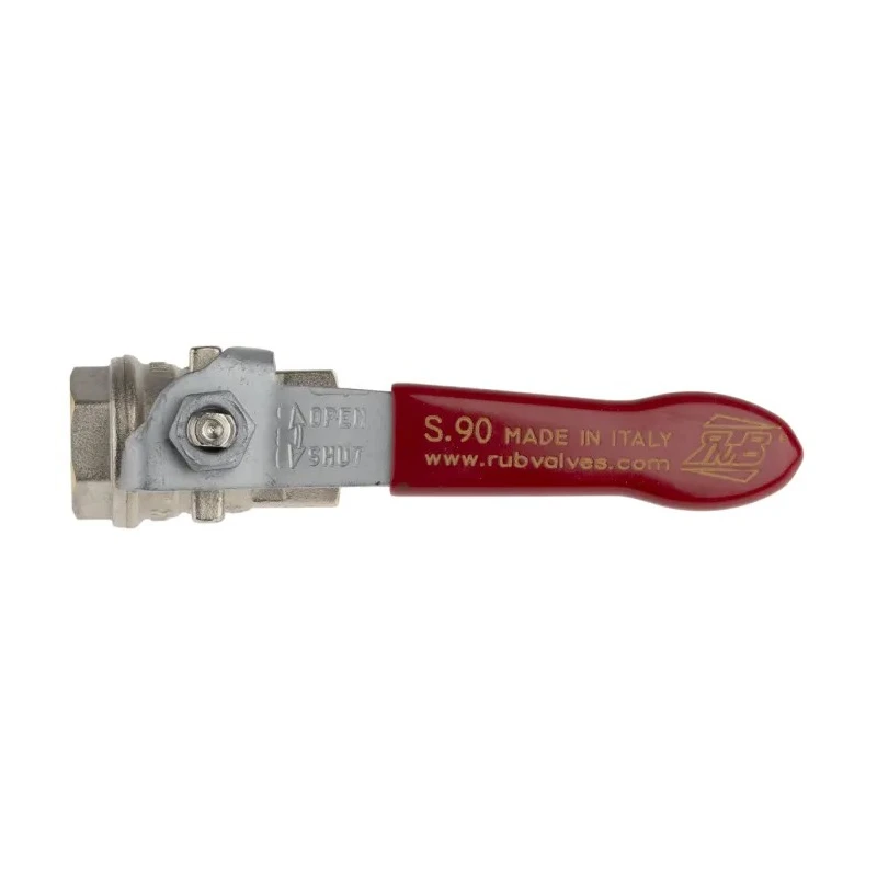 RS PRO Brass Threaded 2-Way BSPP Ball Valve 3/8 in 50 bar Operable -40°C to 170°C 733-5120
