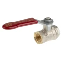 RS PRO Brass Threaded 2-Way BSPP Ball Valve 3/8 in 50 bar Operable -40°C to 170°C 733-5120