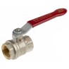RS PRO Brass Threaded 2-Way Ball Valve 3/4 in BSPP, 40 bar, PVC Coated Steel Handle 733-5132