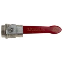 RS PRO Brass Threaded 2-Way Ball Valve 3/4 in BSPP, 40 bar, PVC Coated Steel Handle 733-5132