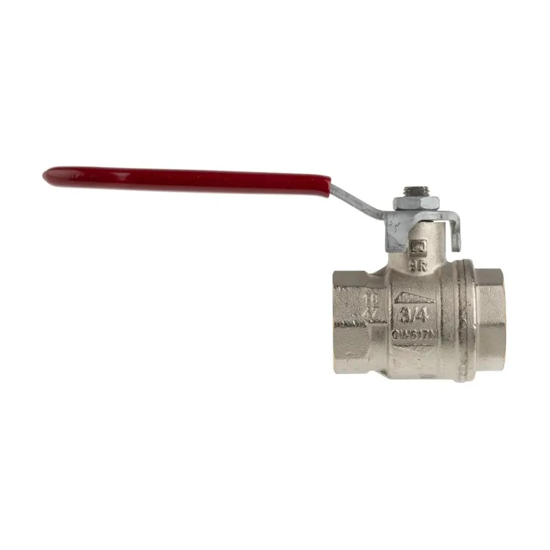 RS PRO Brass Threaded 2-Way Ball Valve 3/4 in BSPP, 40 bar, PVC Coated Steel Handle 733-5132
