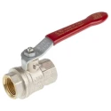 RS PRO Brass Threaded 2-Way BSPP Ball Valve 40 bar, Polyvinyl Chloride Coated Steel Handle 733-5139