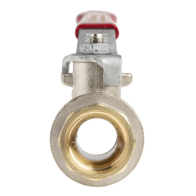 RS PRO Brass Threaded 2-Way BSPP Ball Valve 40 bar, Polyvinyl Chloride Coated Steel Handle 733-5139