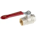 RS PRO Brass Threaded 2-Way BSPP Ball Valve 40 bar, Polyvinyl Chloride Coated Steel Handle 733-5139
