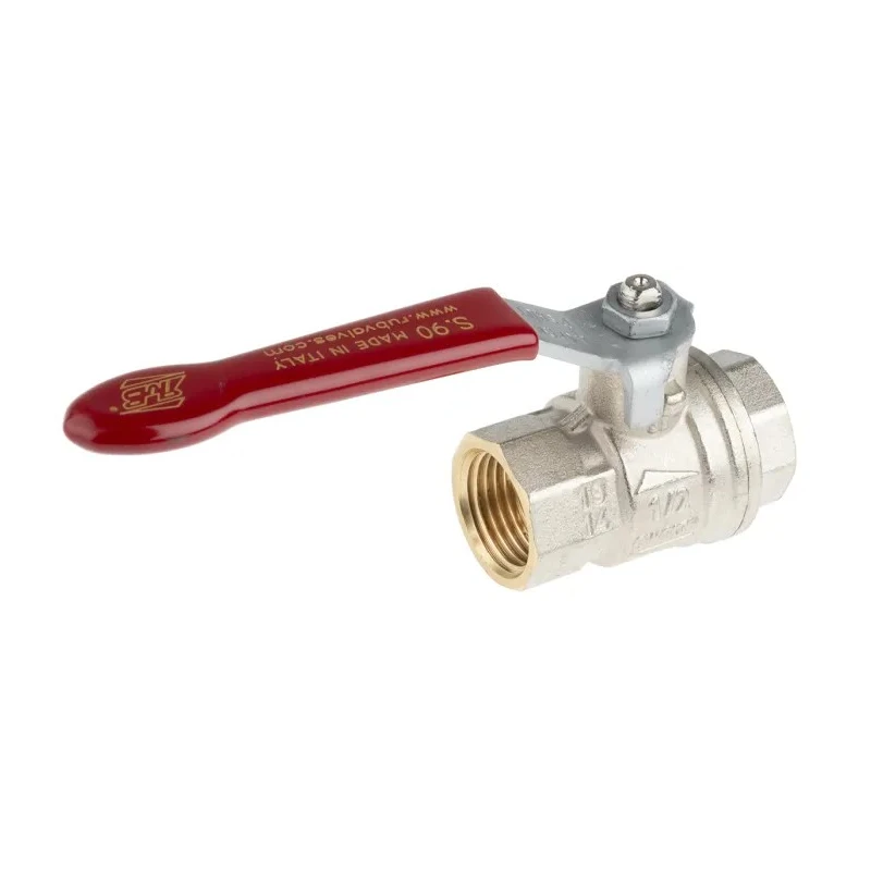 RS PRO Brass Threaded 2-Way BSPP Ball Valve 40 bar, Polyvinyl Chloride Coated Steel Handle 733-5139