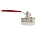 RS PRO Brass Threaded 2-Way BSPP Ball Valve 40 bar, Polyvinyl Chloride Coated Steel Handle 733-5139