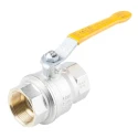 RS PRO Brass Threaded Ball Valve BSPP 1-1/2 inch, 40 bar Pressure, PVC Coated Steel Handle 733-5173
