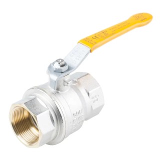 RS PRO Brass Threaded Ball Valve BSPP 1-1/2 inch, 40 bar Pressure, PVC Coated Steel Handle 733-5173