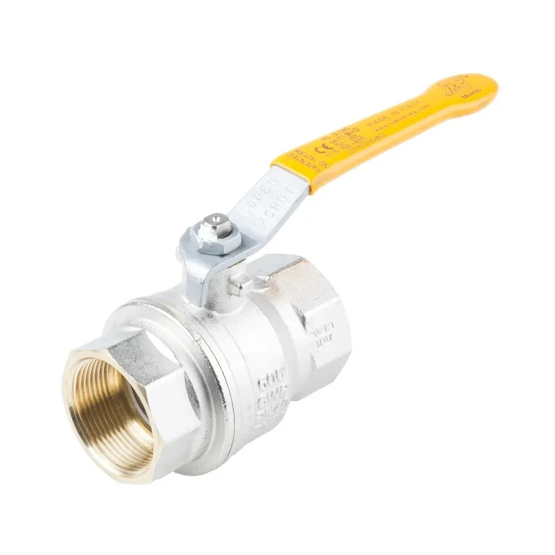 RS PRO Brass Threaded Ball Valve BSPP 1-1/2 inch, 40 bar Pressure, PVC Coated Steel Handle 733-5173