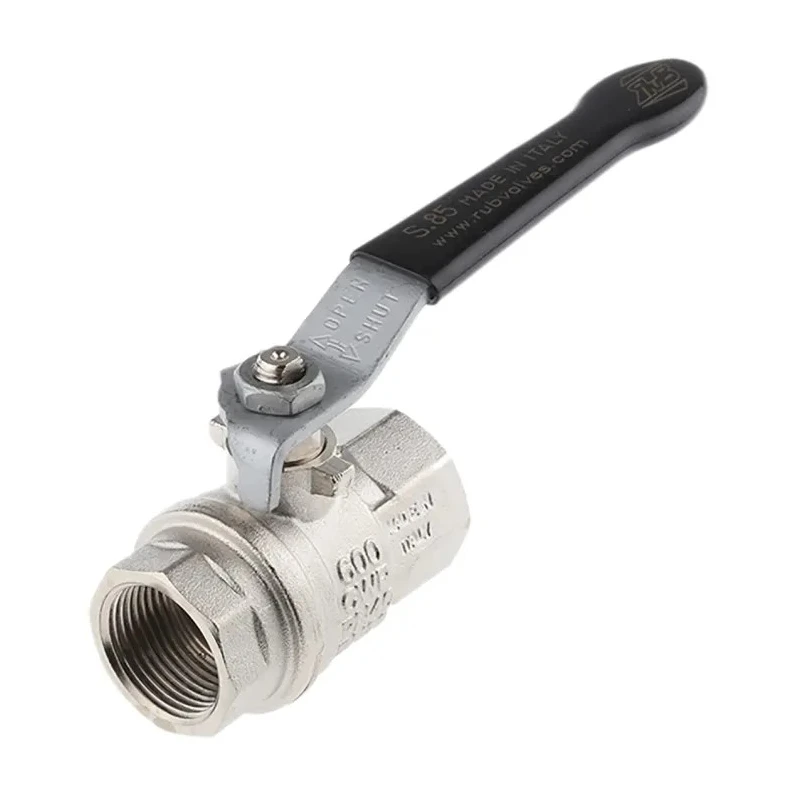 RS PRO Nickel Plated Brass Threaded Ball Valve BSPP 2 in Port Size 40 Bar Pressure 170°C Maximum Operating 733-5189