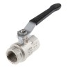 RS PRO Nickel Plated Brass Threaded Ball Valve BSPP 2 in Port Size 40 Bar Pressure 170°C Maximum Operating 733-5189