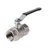 RS PRO Nickel Plated Brass Threaded Ball Valve 2 in BSPP, Manual Lever, -40°C to 170°C 733-5186