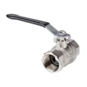RS PRO Nickel Plated Brass Threaded Ball Valve 2 in BSPP, Manual Lever, -40°C to 170°C 733-5186