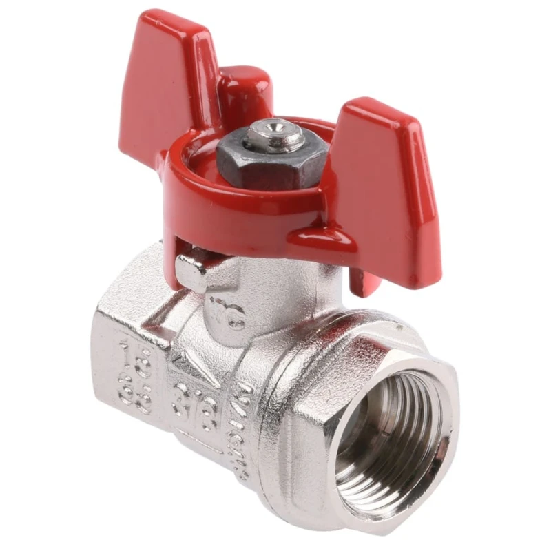 RS PRO Brass Threaded 2-Way BSPP Ball Valve, Full Port, 40 bar, PVC Coated Steel Handle 733-5202