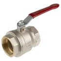 RS PRO Brass Threaded 2-Way BSPP Ball Valve 2 in, Full Port, 40 bar Maximum Pressure 733-5142