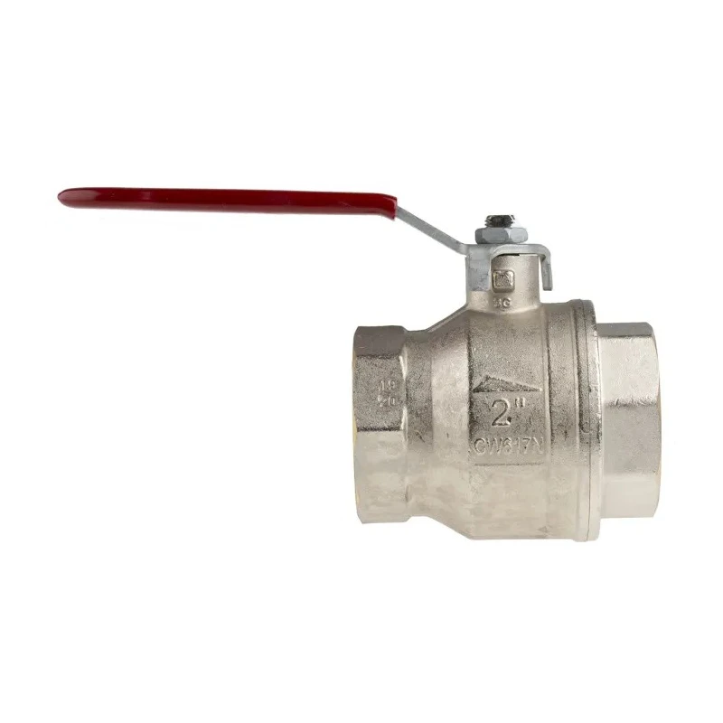 RS PRO Brass Threaded 2-Way BSPP Ball Valve 2 in, Full Port, 40 bar Maximum Pressure 733-5142