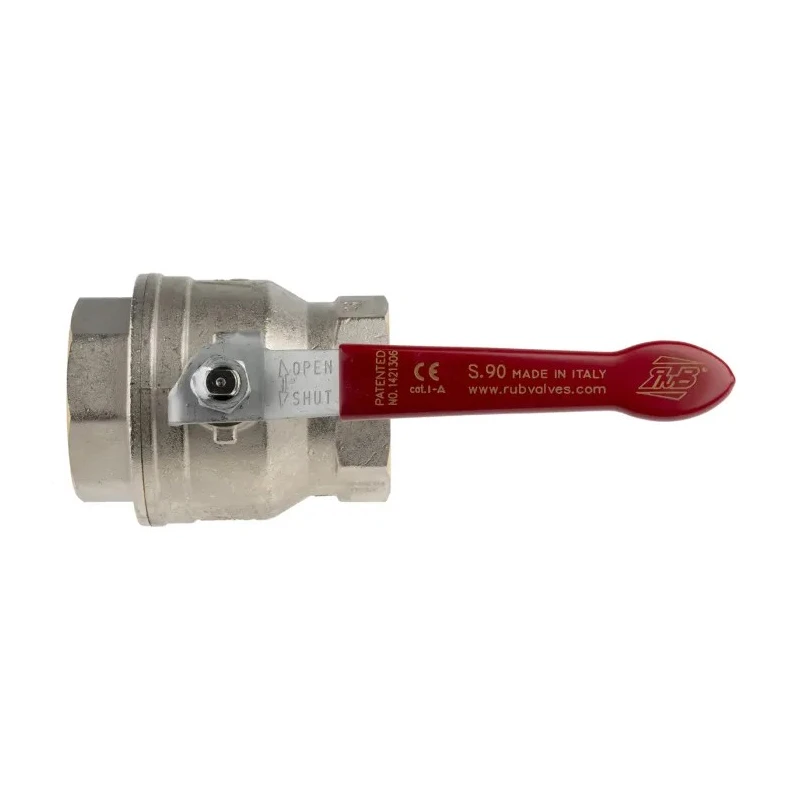 RS PRO Brass Threaded 2-Way BSPP Ball Valve 2 in, Full Port, 40 bar Maximum Pressure 733-5142
