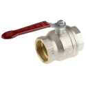 RS PRO Brass Threaded 2-Way BSPP Ball Valve 2 in, Full Port, 40 bar Maximum Pressure 733-5142