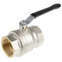 RS PRO Nickel Plated Brass Threaded 2-Way Ball Valve BSPP 2 in 40 bar 150°C 733-5198