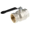 RS PRO Nickel Plated Brass Threaded 2-Way Ball Valve BSPP 2 in 40 bar 150°C 733-5198