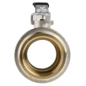 RS PRO Nickel Plated Brass Threaded 2-Way Ball Valve BSPP 2 in 40 bar 150°C 733-5198