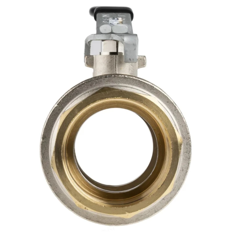 RS PRO Nickel Plated Brass Threaded 2-Way Ball Valve BSPP 2 in 40 bar 150°C 733-5198