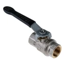 RS PRO Brass Threaded 2-Way BSPP Ball Valve, Manual Lever, 1/2 in, 40 bar, 170°C 733-5170