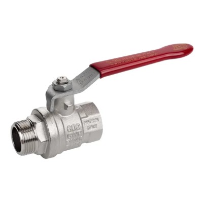 RS PRO Brass Threaded Ball Valve BSPP 1/4 to 4 in, PVC Coated Steel Handle, Max Temp 170°C 733-5255