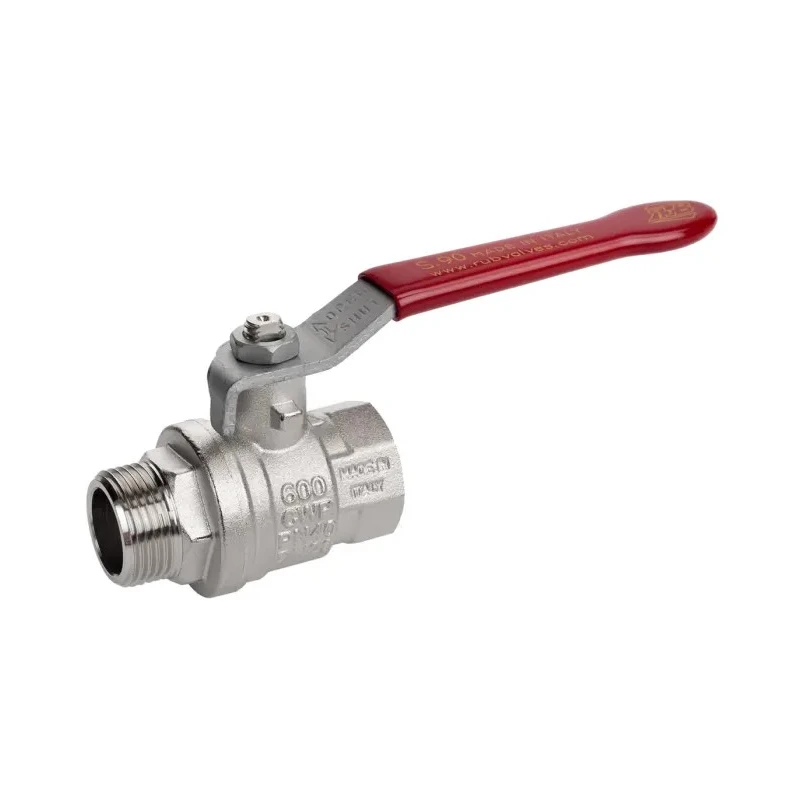 RS PRO Brass Threaded Ball Valve BSPP 1/4 to 4 in, PVC Coated Steel Handle, Max Temp 170°C 733-5255