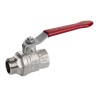 RS PRO Brass Threaded Ball Valve BSPP 1/4 to 4 in, PVC Coated Steel Handle, Max Temp 170°C 733-5255
