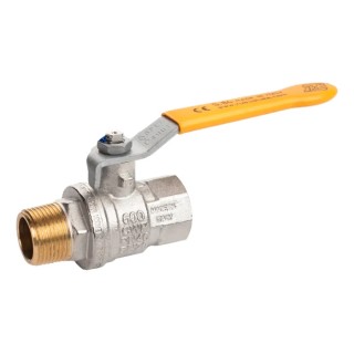 RS PRO Brass Threaded 2-Way BSPP Ball Valve 40 bar 733-5265