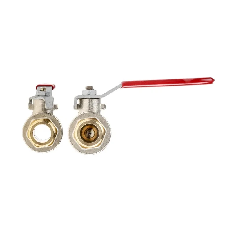 RS PRO Brass Threaded 2-Way BSPP Ball Valve 1/2 in, 32 bar, PVC Coated Steel Handle 733-5237