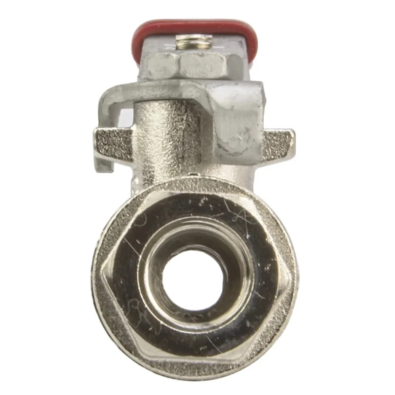 RS PRO Brass Threaded 2-Way BSPP Ball Valve 1/2 in, 32 bar, PVC Coated Steel Handle 733-5237