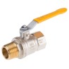 RS PRO Brass Threaded Full Port BSPP Ball Valve 1/4 to 4 in Operating Temperature -40°C to 170°C 733-5274