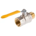 RS PRO Brass Threaded Full Port BSPP Ball Valve 1/4 to 4 in Operating Temperature -40°C to 170°C 733-5274