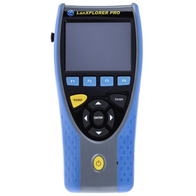 TREND Networks LanXPLORER PRO Premium Network Cable Tester with RJ45 Connector and NiMH Battery 