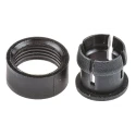 Bivar LED Holder for Use with 5 mm (T-1 3/4) LED Black CR-175