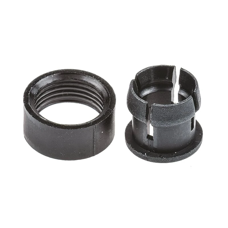 Bivar LED Holder for Use with 5 mm (T-1 3/4) LED Black CR-175