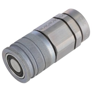 RS PRO Carbon Steel Hydraulic Quick Connect Coupling Female G 3/8 in, 120 bar 733-5628