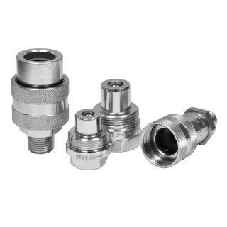 RS PRO Carbon Steel Hydraulic Quick Connect Coupling Female NPT 1/4 in 690 bar 733-5647