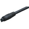 binder Sensor Actuator Cable Female 4 Way Snap-In Connector to Unterminated 2m PVC Jacket Black 77-7096-0000-10004-0200