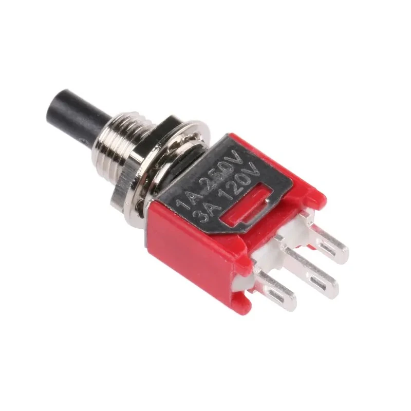 RS PRO Push Button Switch, Latching, Panel Mounting, 4.9 mm Cutout, SPST, Black Actuator, Black LED, 28 V dc 120 V 734-6750