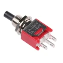 RS PRO Push Button Switch Latching Panel Mount 4.9 mm Cutout SPST Black LED 28V DC 120V AC 734-6750P